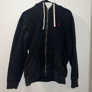 End polo zip up